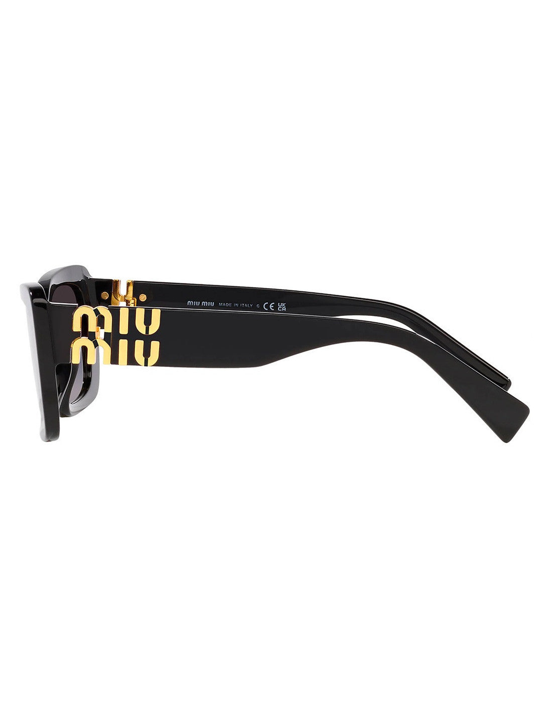 Miu Miu MU 07YS 1AB-5D1 Square Shape Black Gradient
