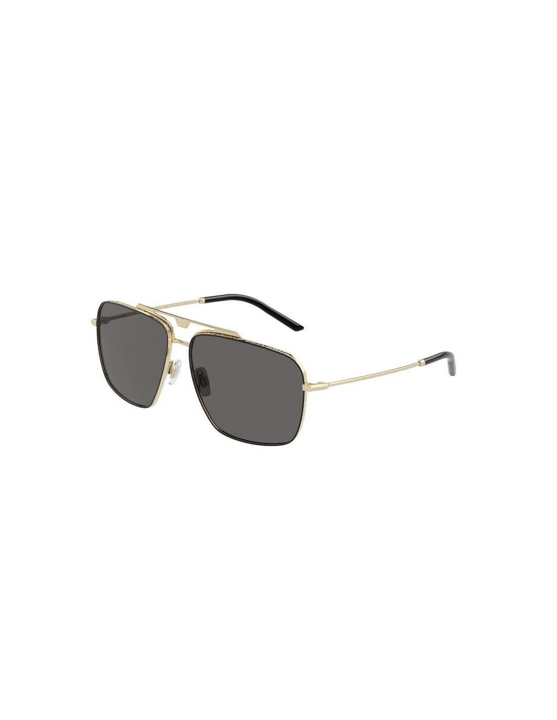 Dolce & Gabbana DG2264 02/87 Square Shape Black Gold