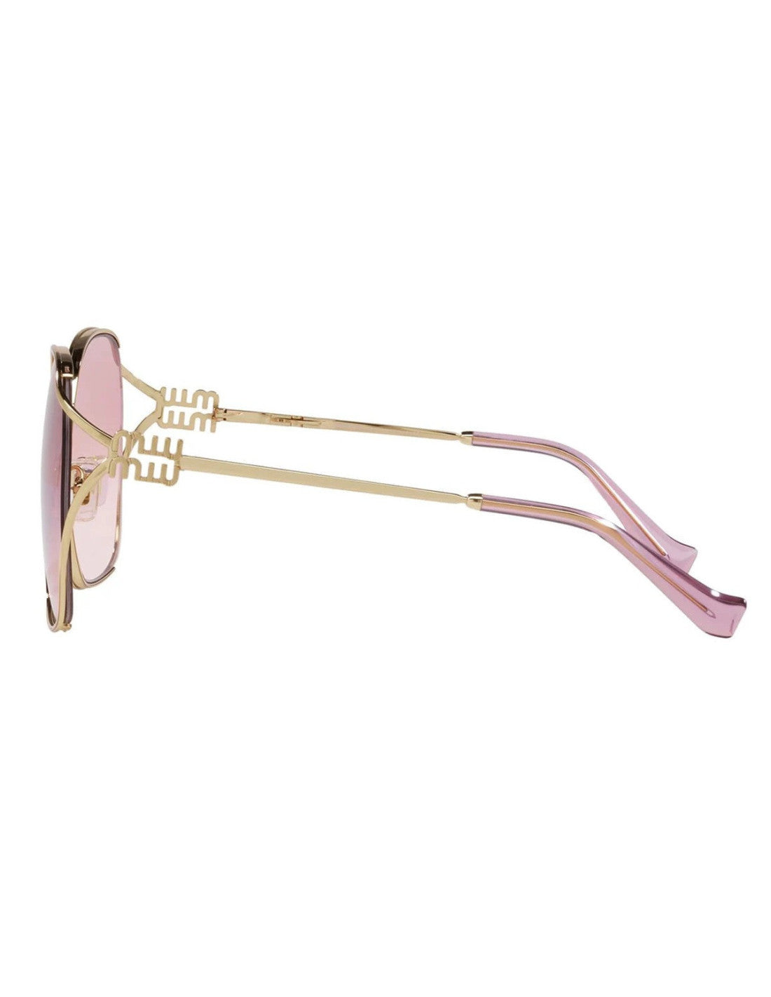 Miu Miu MU 52WS 5AK-06S Square Shape Pink Gradient