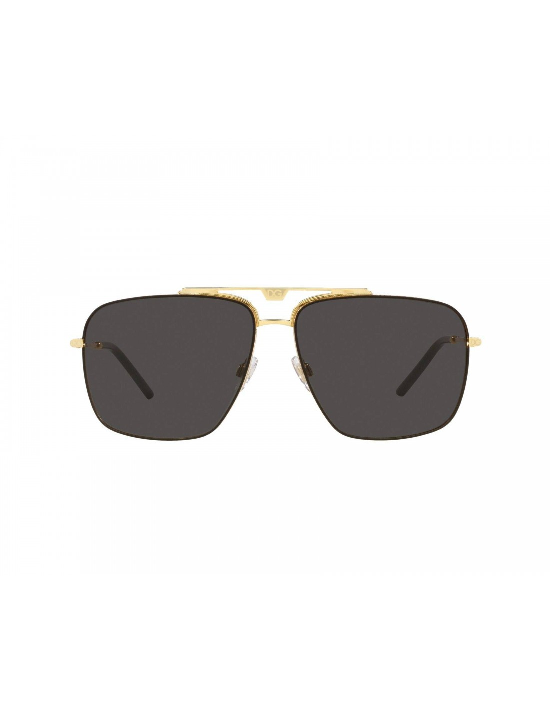Dolce & Gabbana DG2264 02/87 Square Shape Black Gold