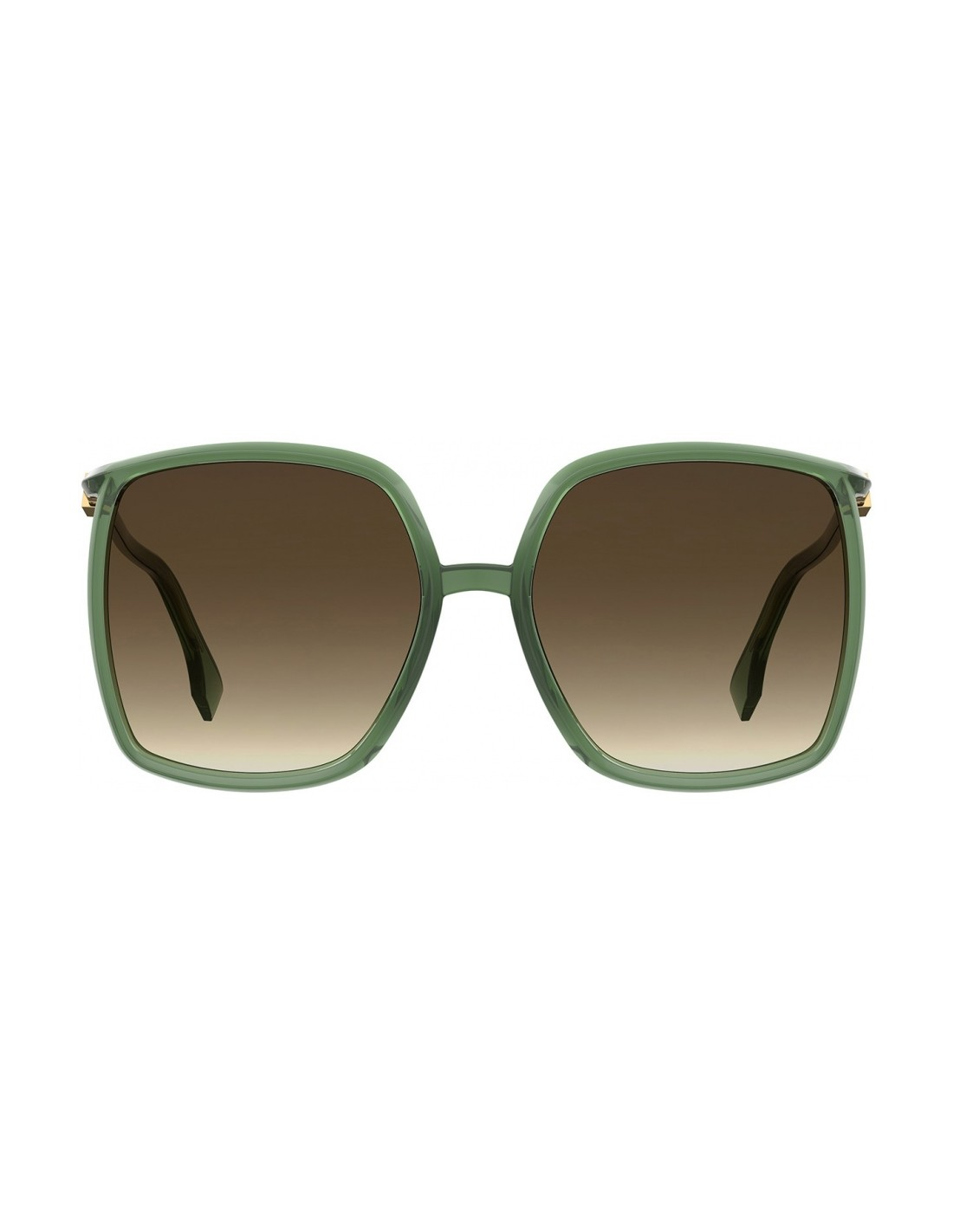 Fendi FF0431/G/S 1ED/HA Square Shape Green Brown