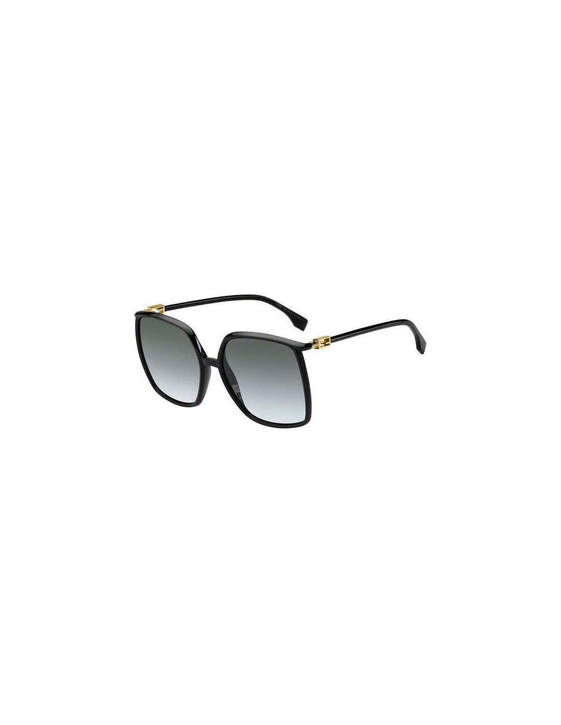 Fendi FF0431/G/S 807/GB Square Shape Black Gold
