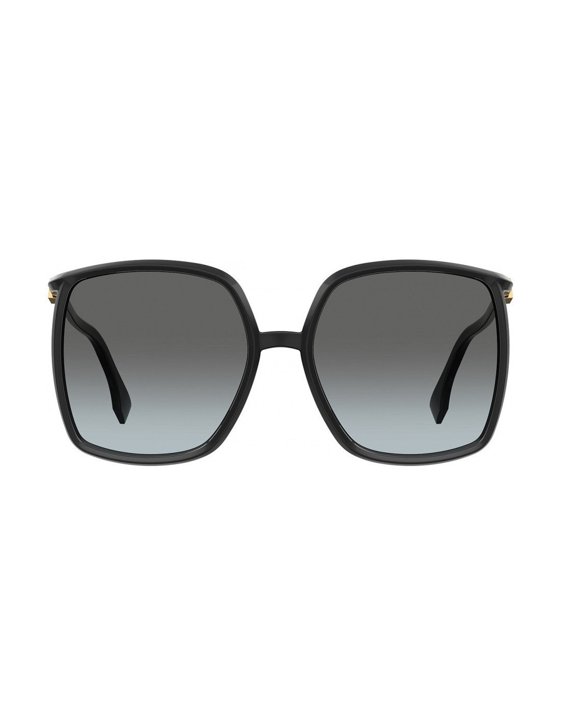 Fendi FF0431/G/S 807/GB Square Shape Black Gold