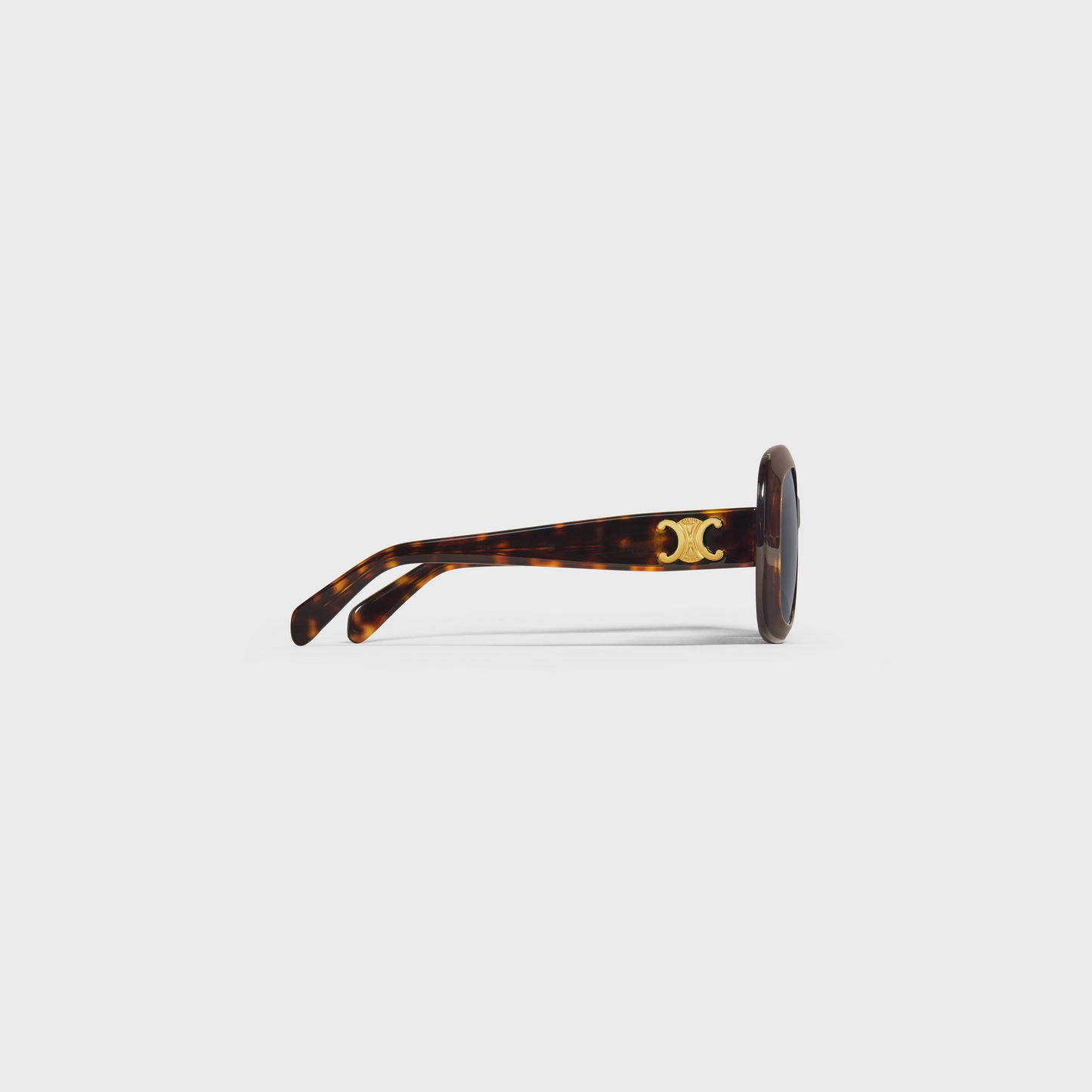 Celine CL40262U 52A Oval Square Shape Tortoise Gold