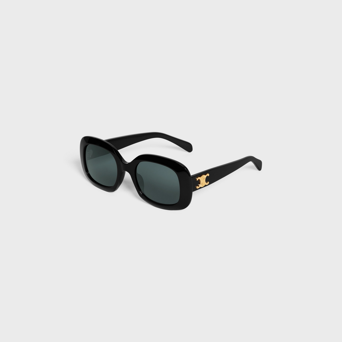 Celine CL40262U 01A Oval Square Shape Black Gold