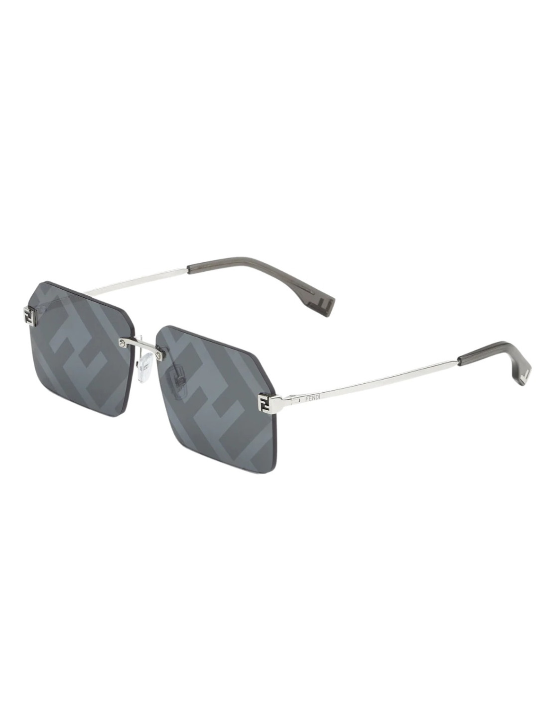 Fendi FE40043U 16C Sky Sunglasses Black Silver C.2
