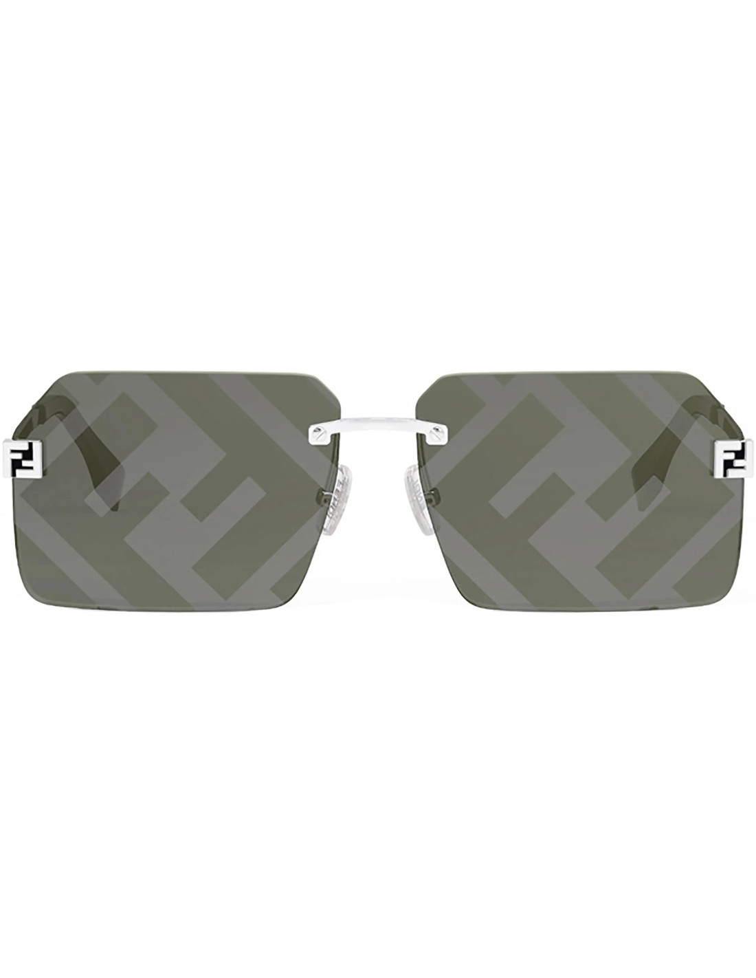 Fendi FE40043U 16C Sky Sunglasses Black Silver C.2