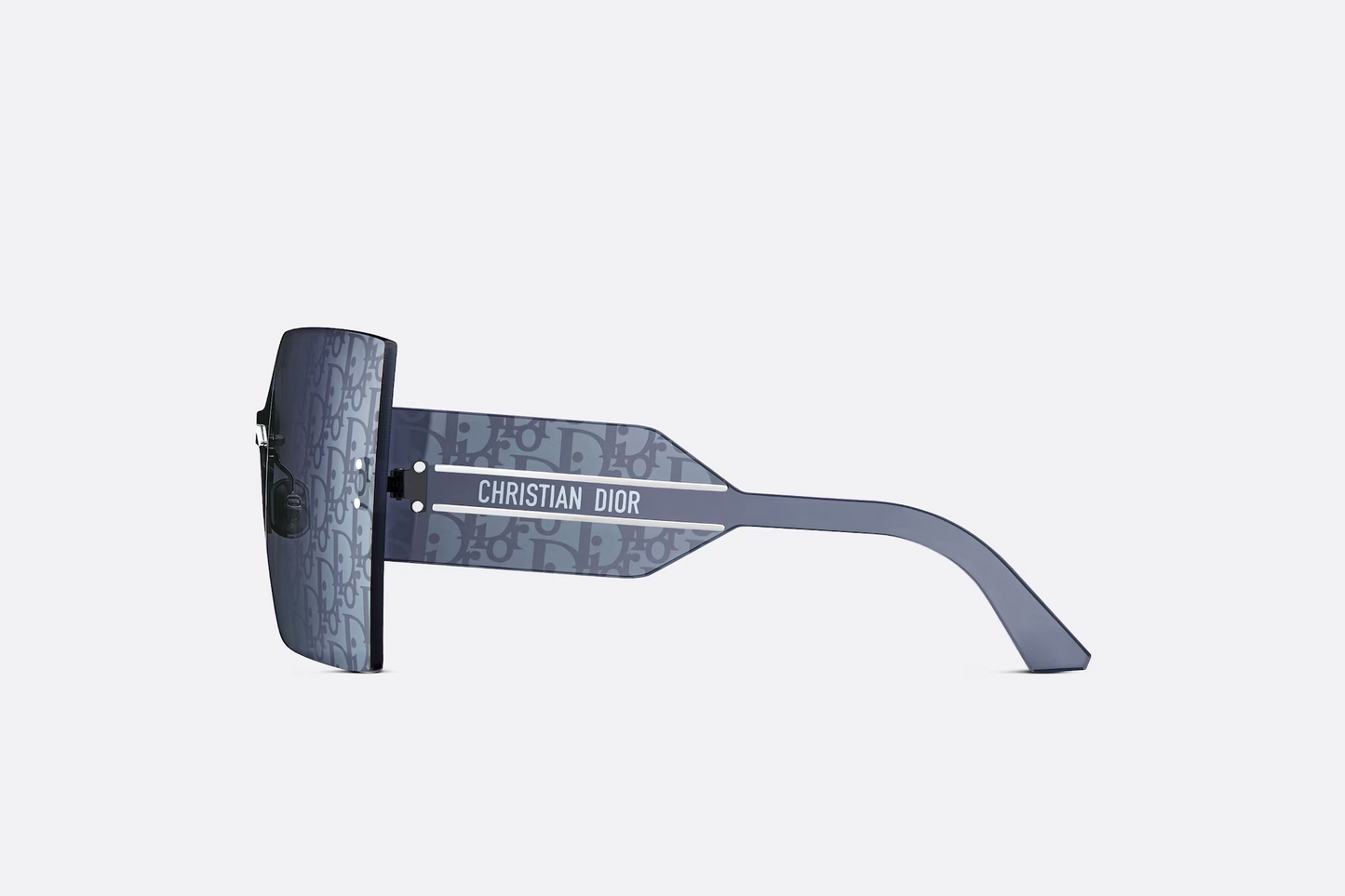 Dior DiorClub M5U F0B8 Square Shape Blue Grey
