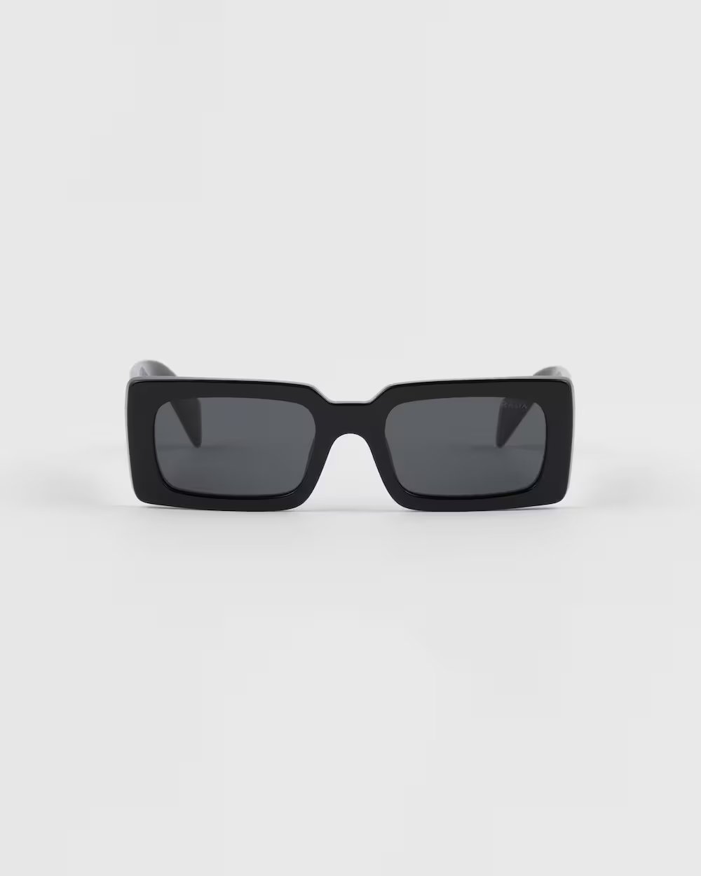 Prada SPR A07S 1AB-5S0 Square Shape Black Gold