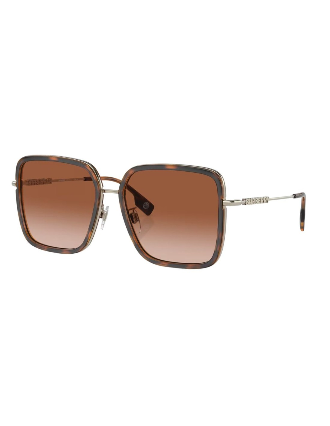 Burberry BE3145D 110913 Dionne Square Shape Brown