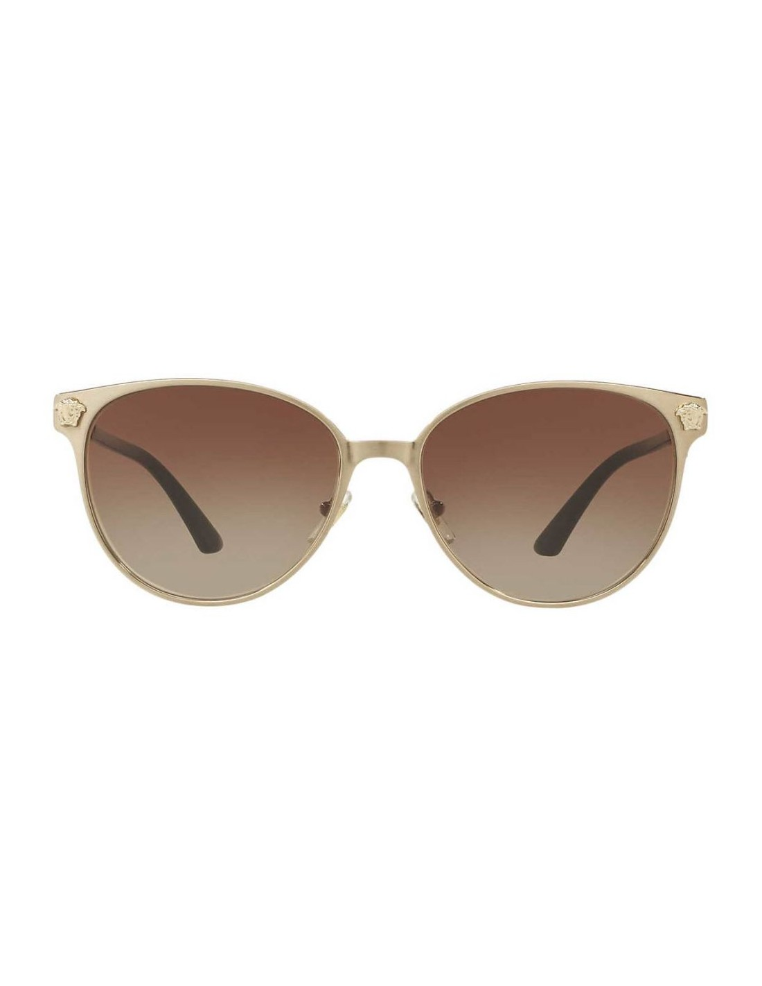 Versace Ve2168 1339/13 Round Metal Brown
