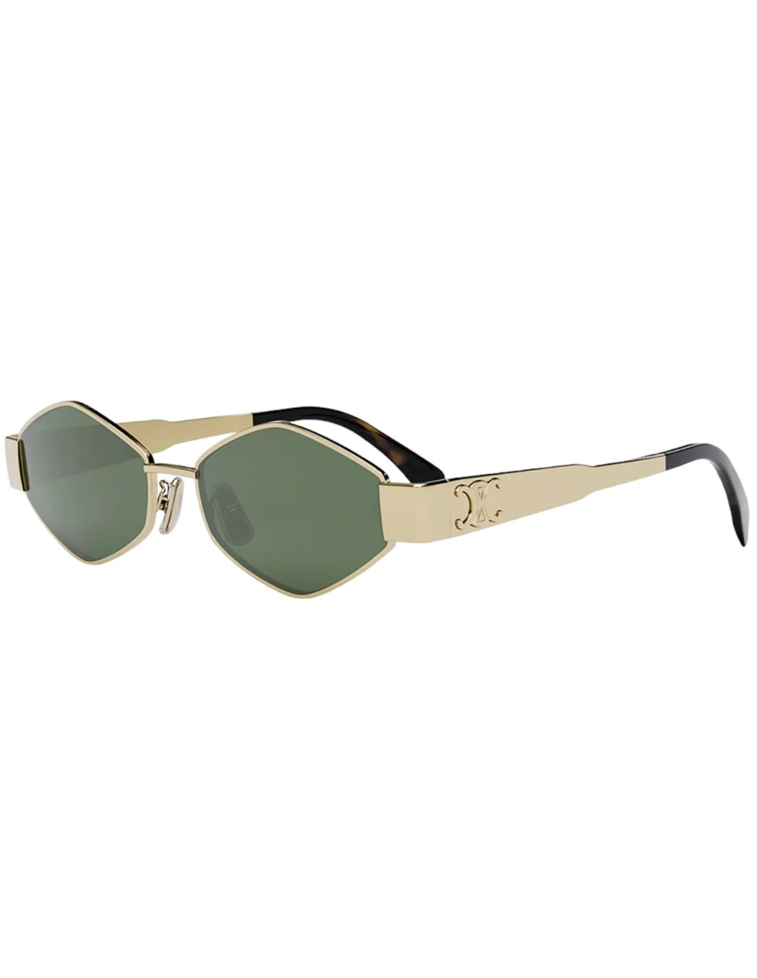 Celine CL40254U 30N Geometric Shape Gold Black