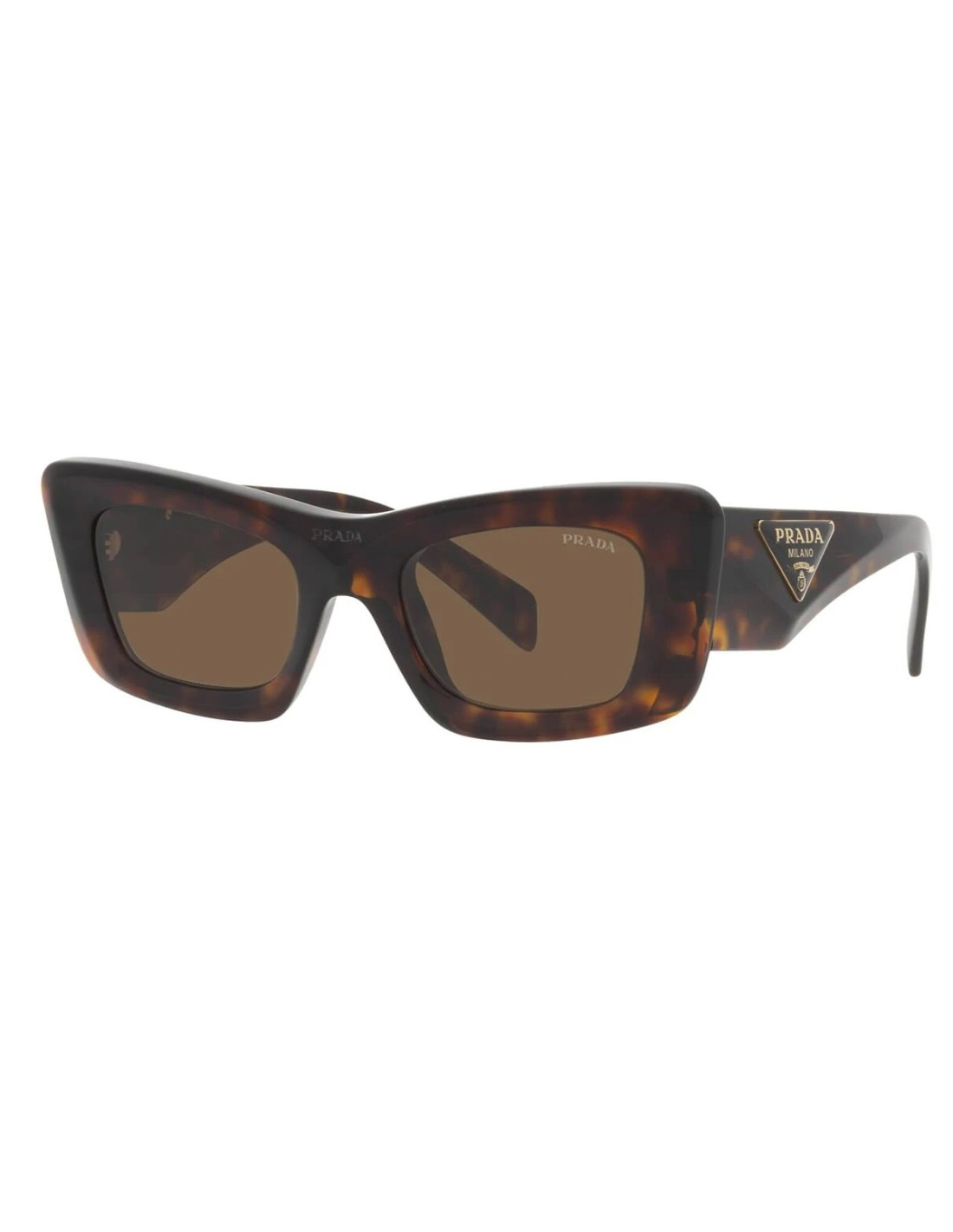 Prada SPR 13ZS 2AU-06B Square Fashion Tortoise Gold