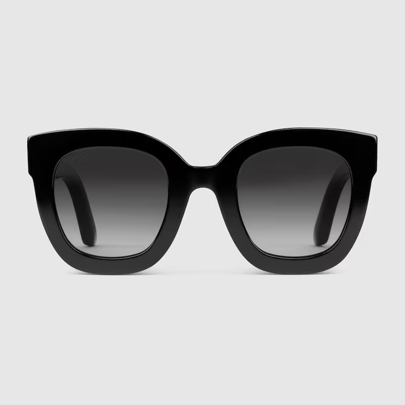 Gucci Gg0208s 002 Square Oversized Black