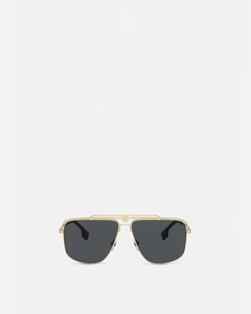 Versace VE2242 100287 New Aviator Black Pale Gold
