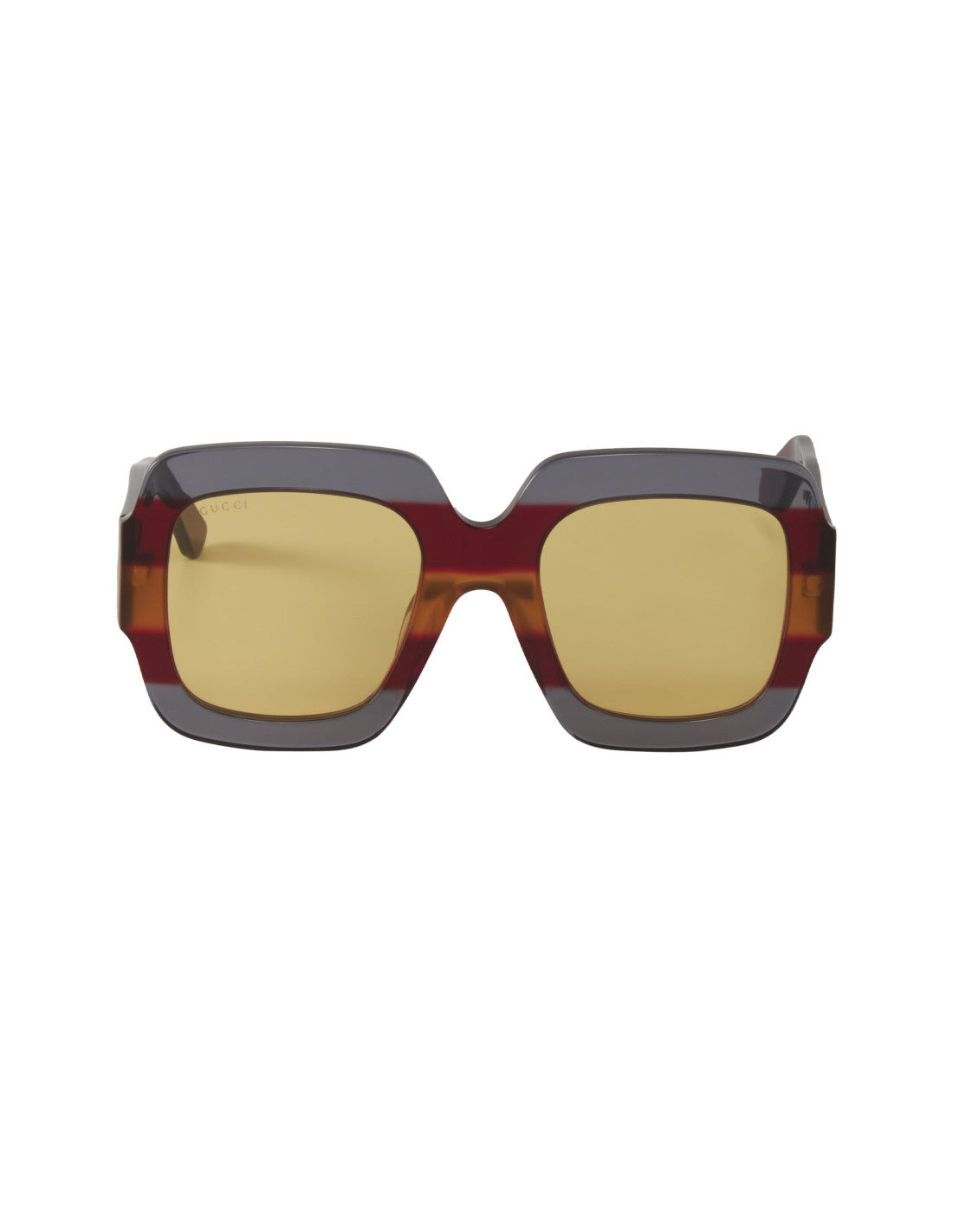 Gucci Gg0178s 002 Oversized Square Red Blue Brown