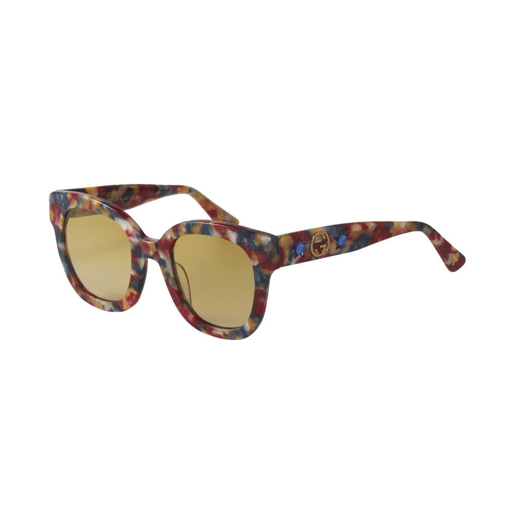 Gucci Gg0208s 006 Square Oversized Ambar