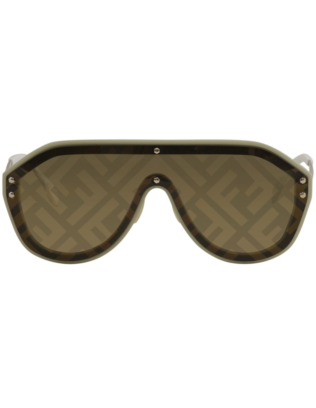 Fendi FF M0039/G/S 10A/7Y New Aviator Beige Gold