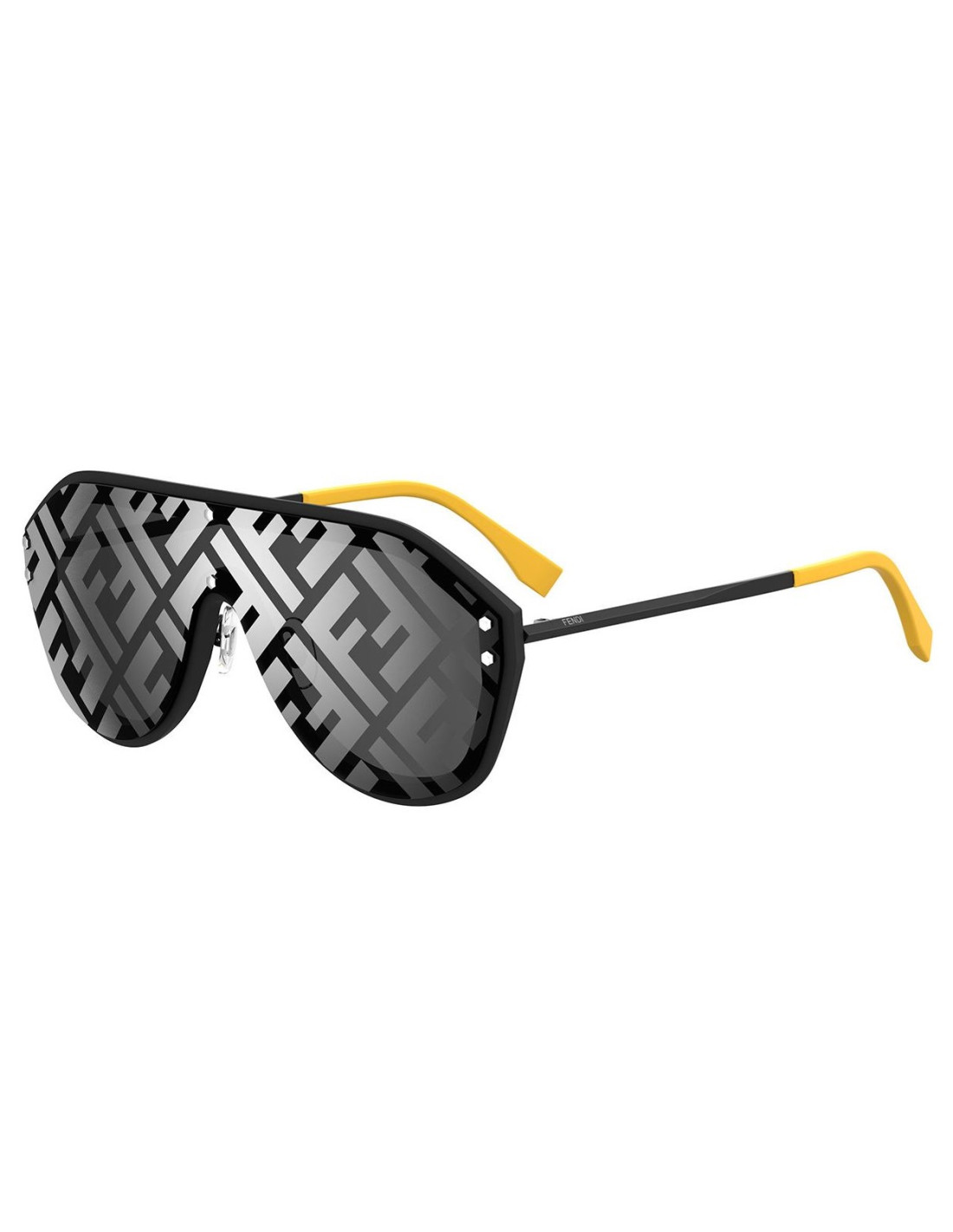 Fendi FF M0039/G/S 71C/MD New Aviator Black Yellow