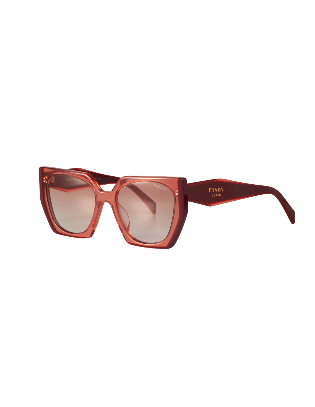 Prada SPR 15W 122-1L0 Rectangle Shape Vino