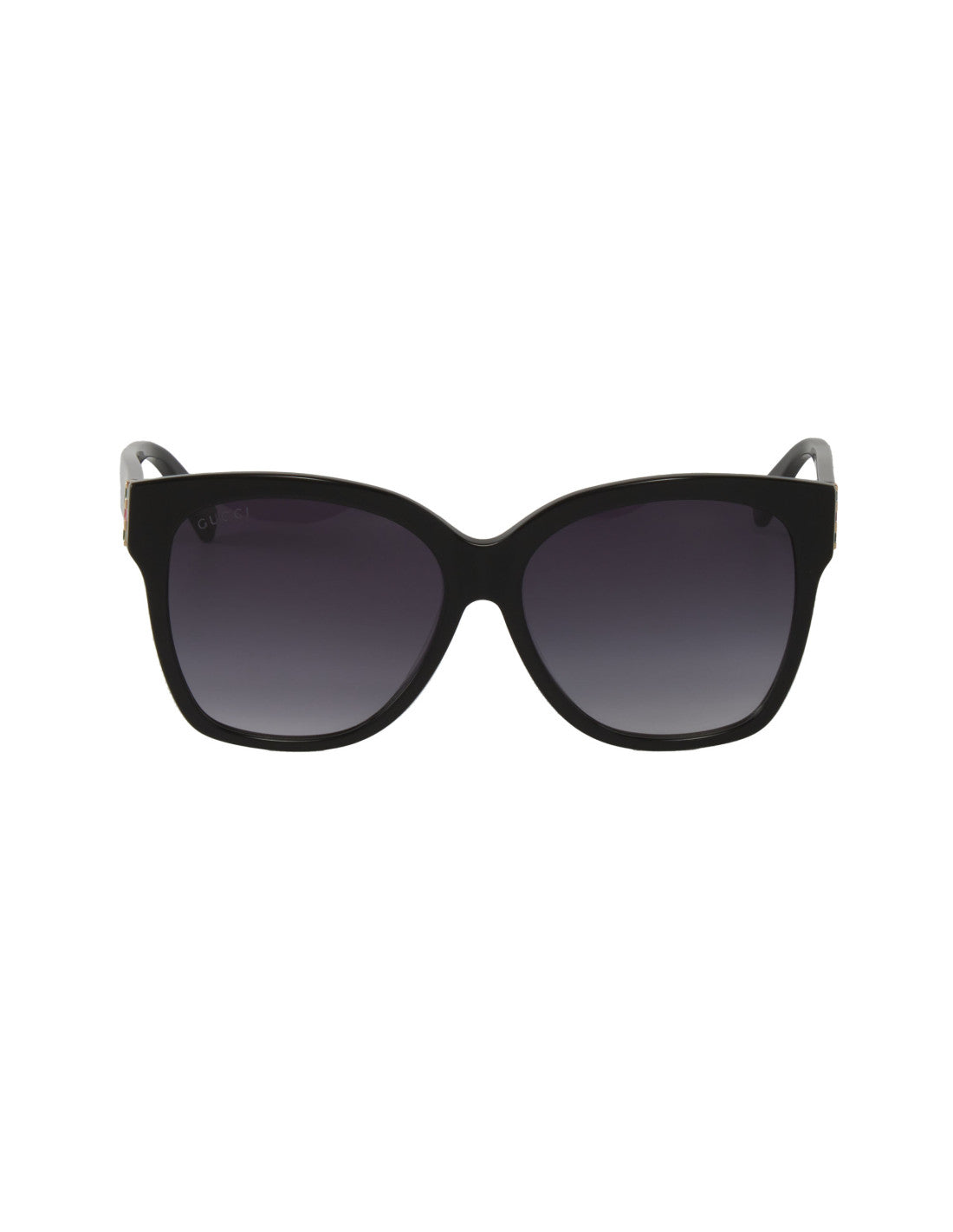 Gucci GG0459S 001 Square Shape Black Gold