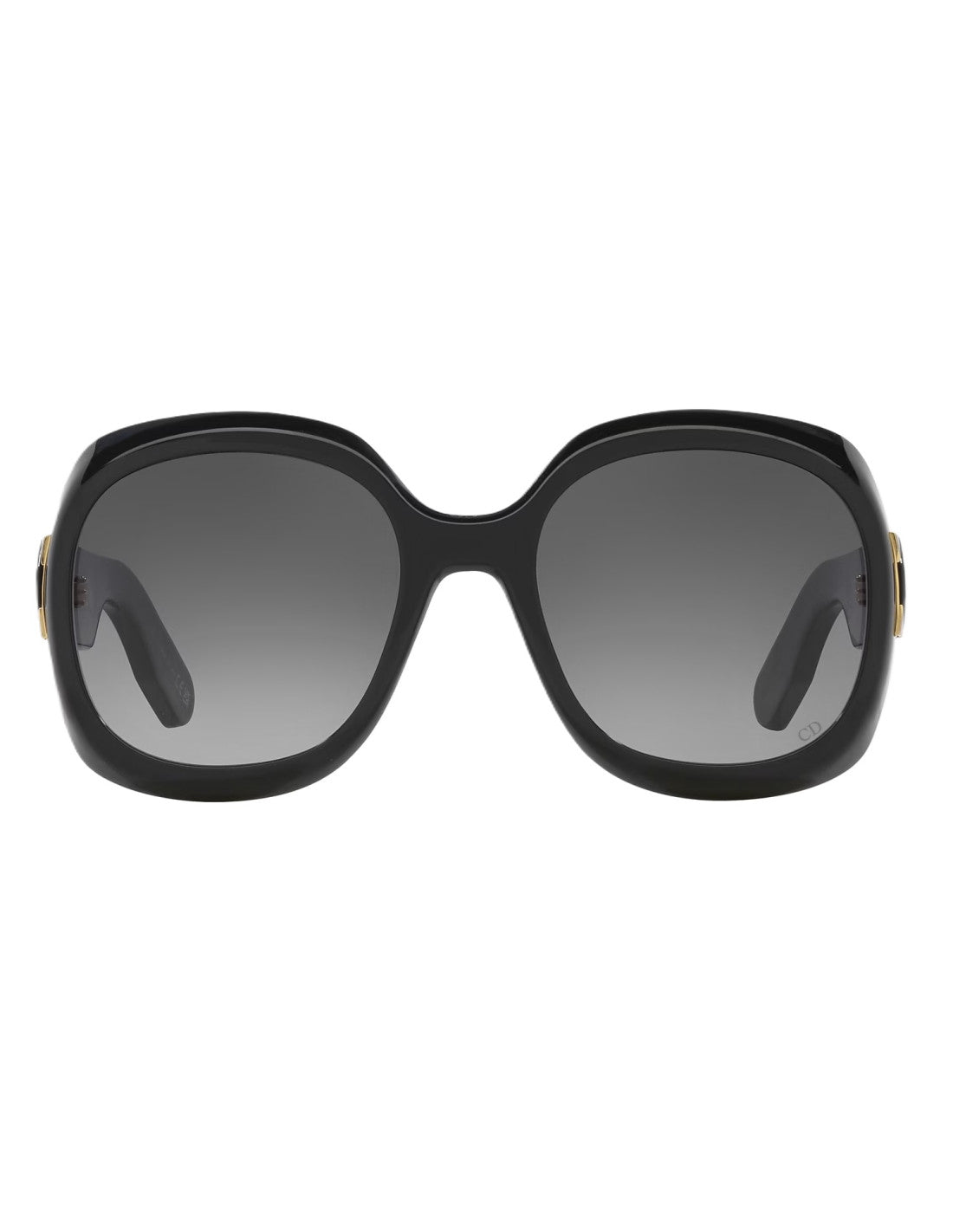 Dior Lady 95.22 R2F 10A0 Square Shape Black Gold