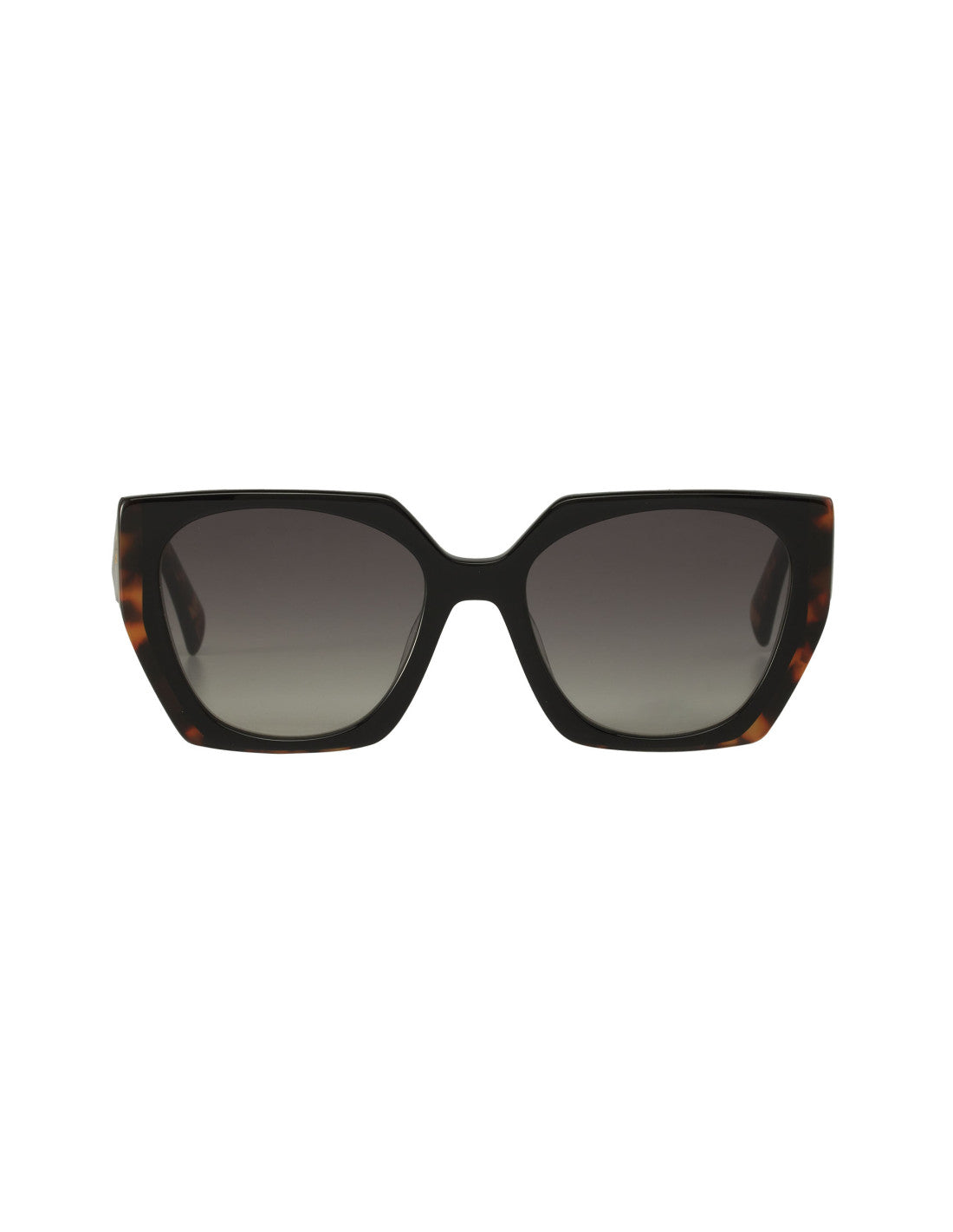 Prada SPR 15W 389-0A7 Rectangle Shape Carey Black