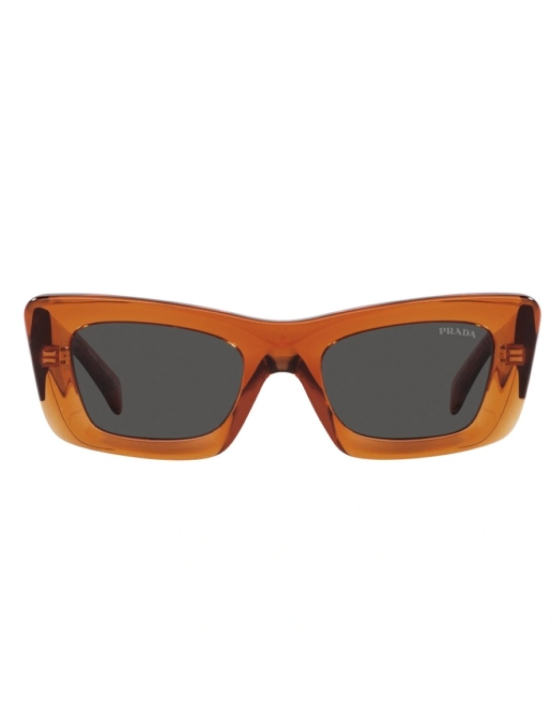 Prada SPR 13ZS 10N-5S0 Square Fashion Orange Black