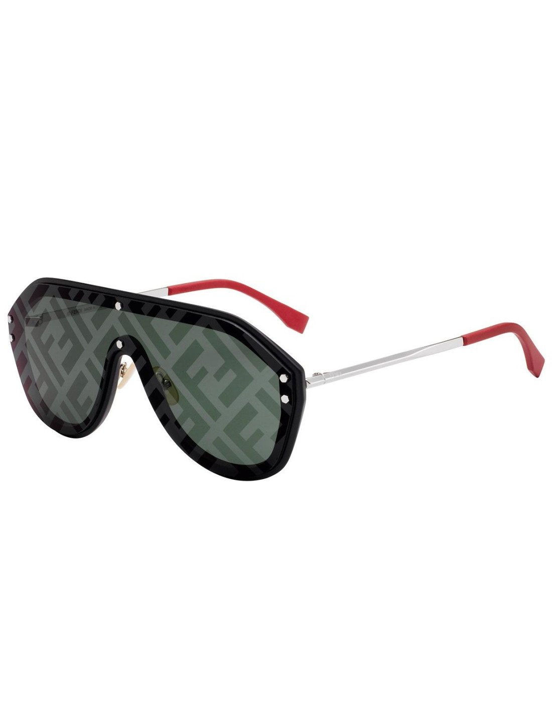 Fendi FF M0039/G/S 807/XR New Aviator Black Silver