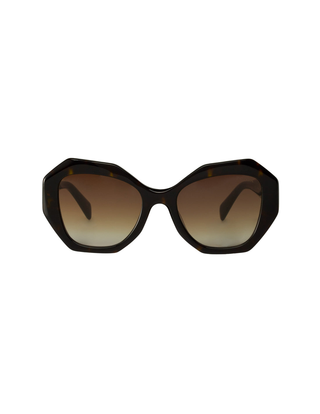 Prada SPR 16W 2AU-6S1 Square Shape Brown Carey