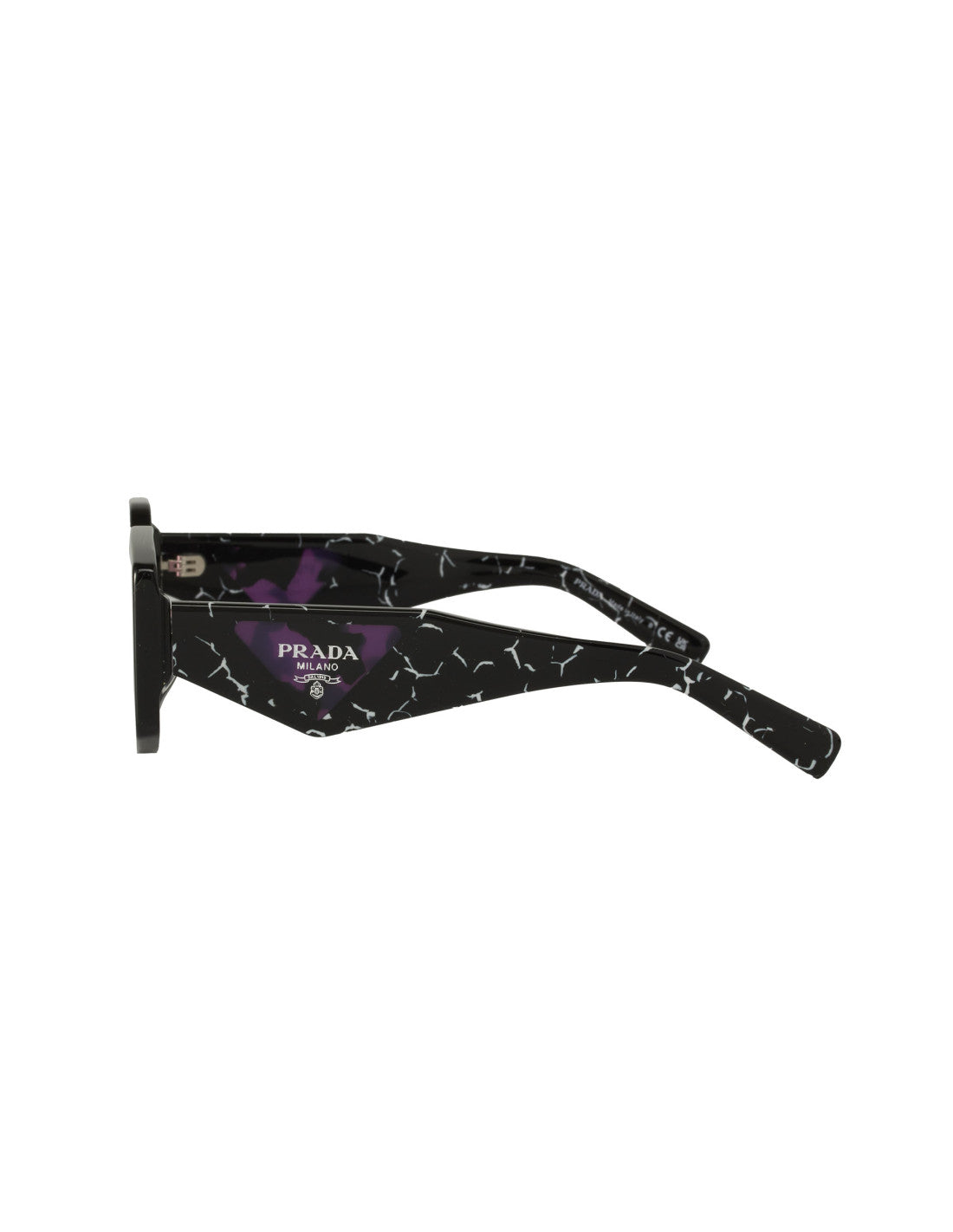 Prada SPR 15Y 1AB-07Q Symbole Abstract Wine Black