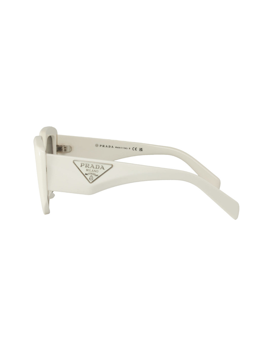Prada SPR 14Z 142-5S0 Butterfly Shape Blanco Gray
