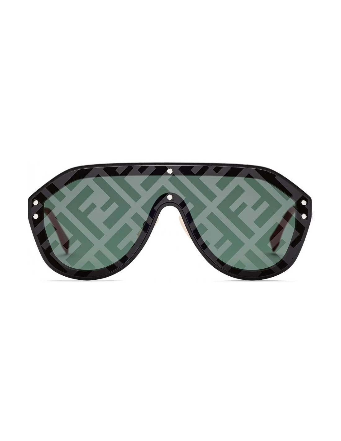 Fendi FF M0039/G/S 807/XR New Aviator Black Silver