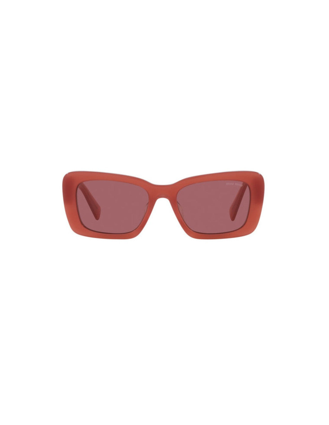 Miu Miu MU 07YS 10M-08S Square Shape Cognac Opal