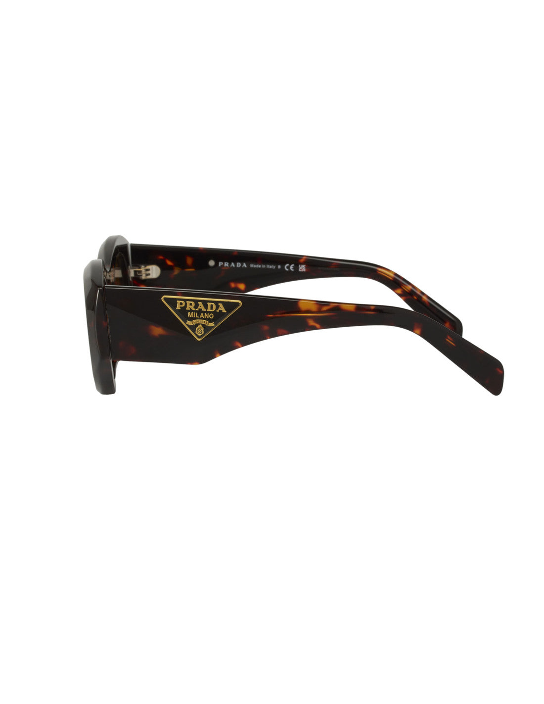 Prada SPR 20Z 2AU-6S1 Oval Shape Carey Brown