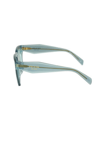 Prada SPR 24Z 15I-02F Square Shape Blue Gold
