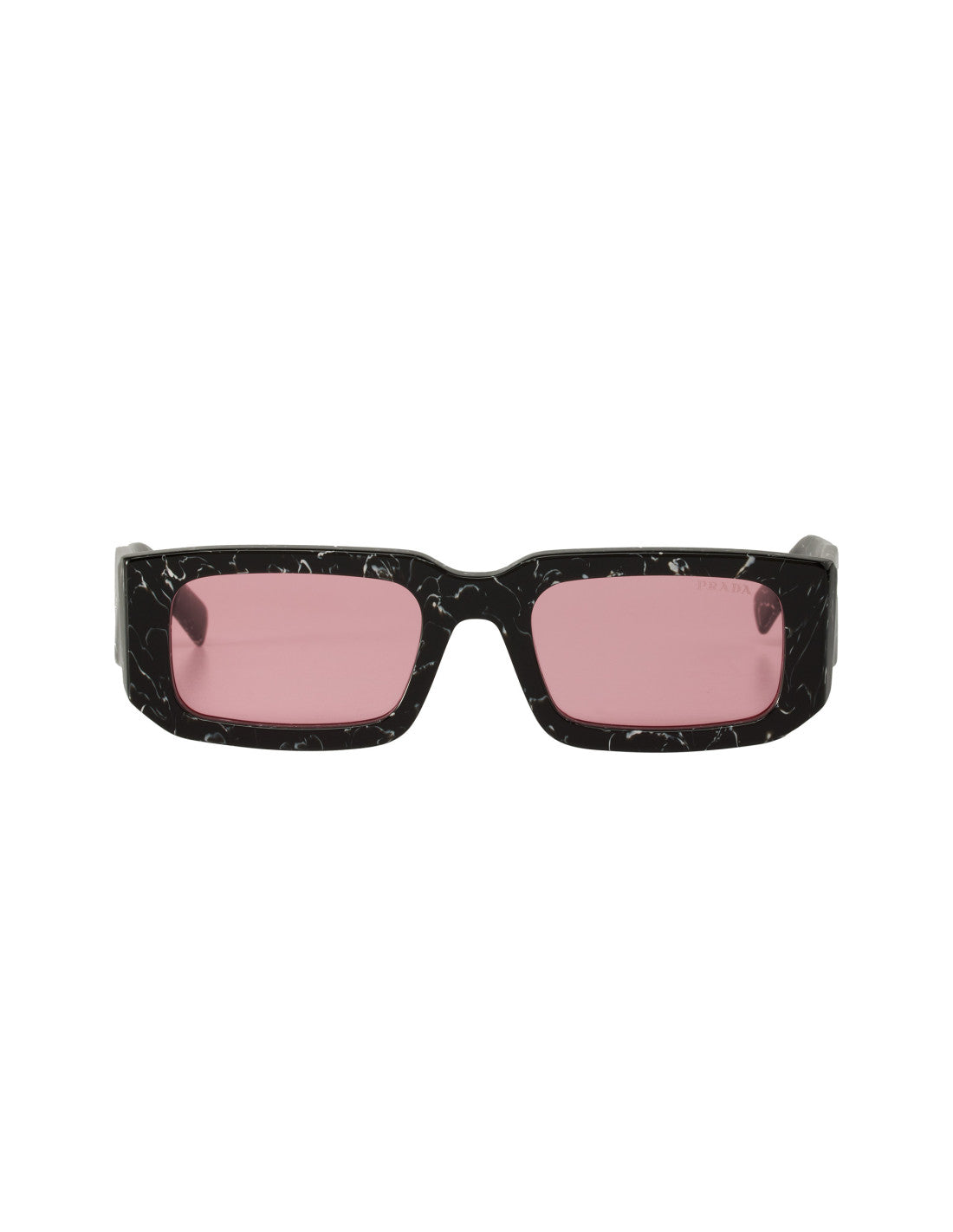 Prada SPR 06YS 05W-06O Square Shape Abstract Black White