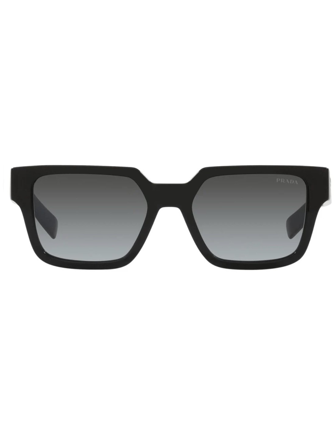 Prada SPR 03ZS 1AB-06T Square Shape Black Silver