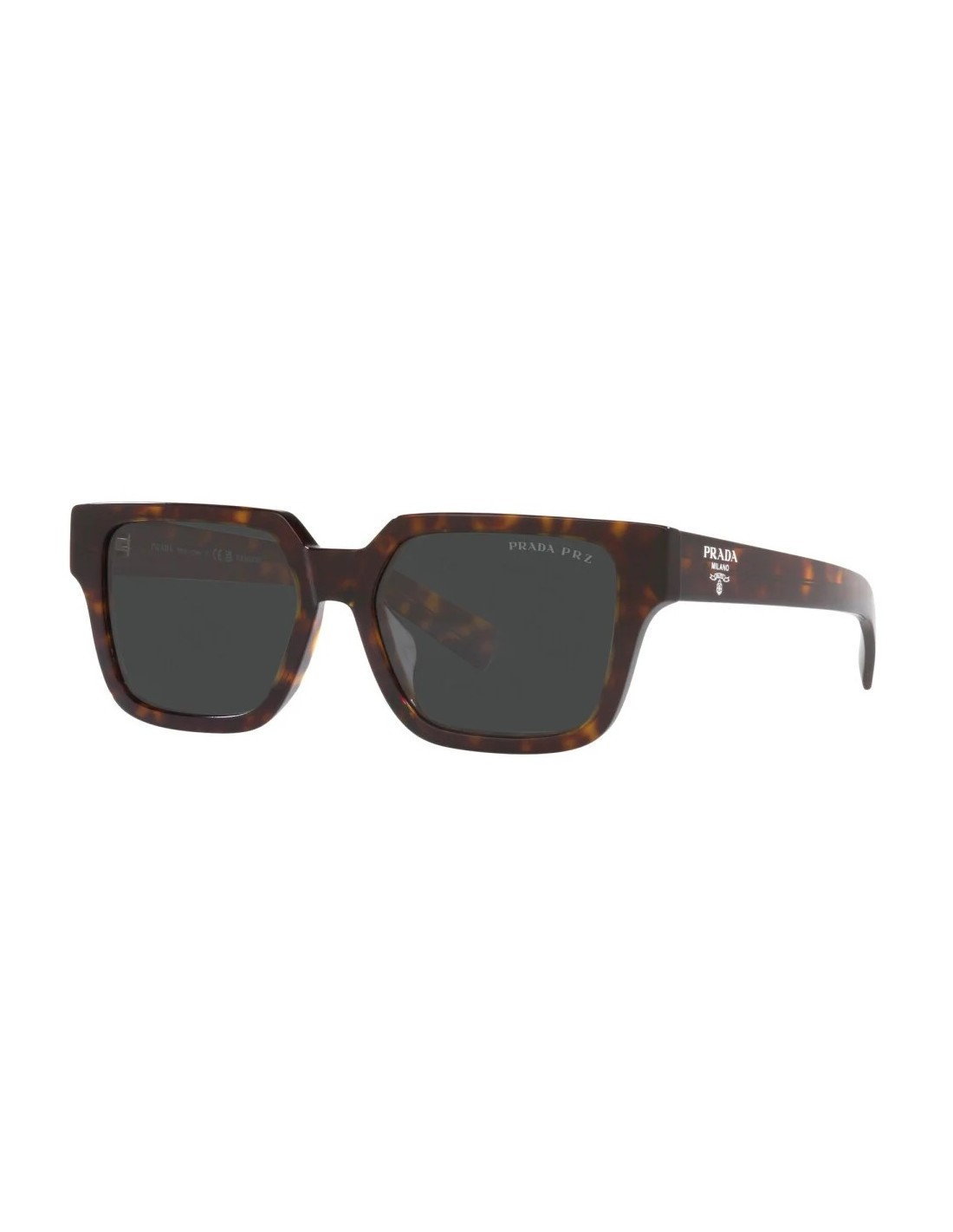Prada SPR 03ZS 2AU-08G Square Shape Tortoise Polarized