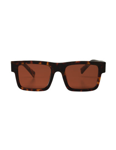 Prada SPR 19WS VAU-2Z1 Square Shape Turtle Brown