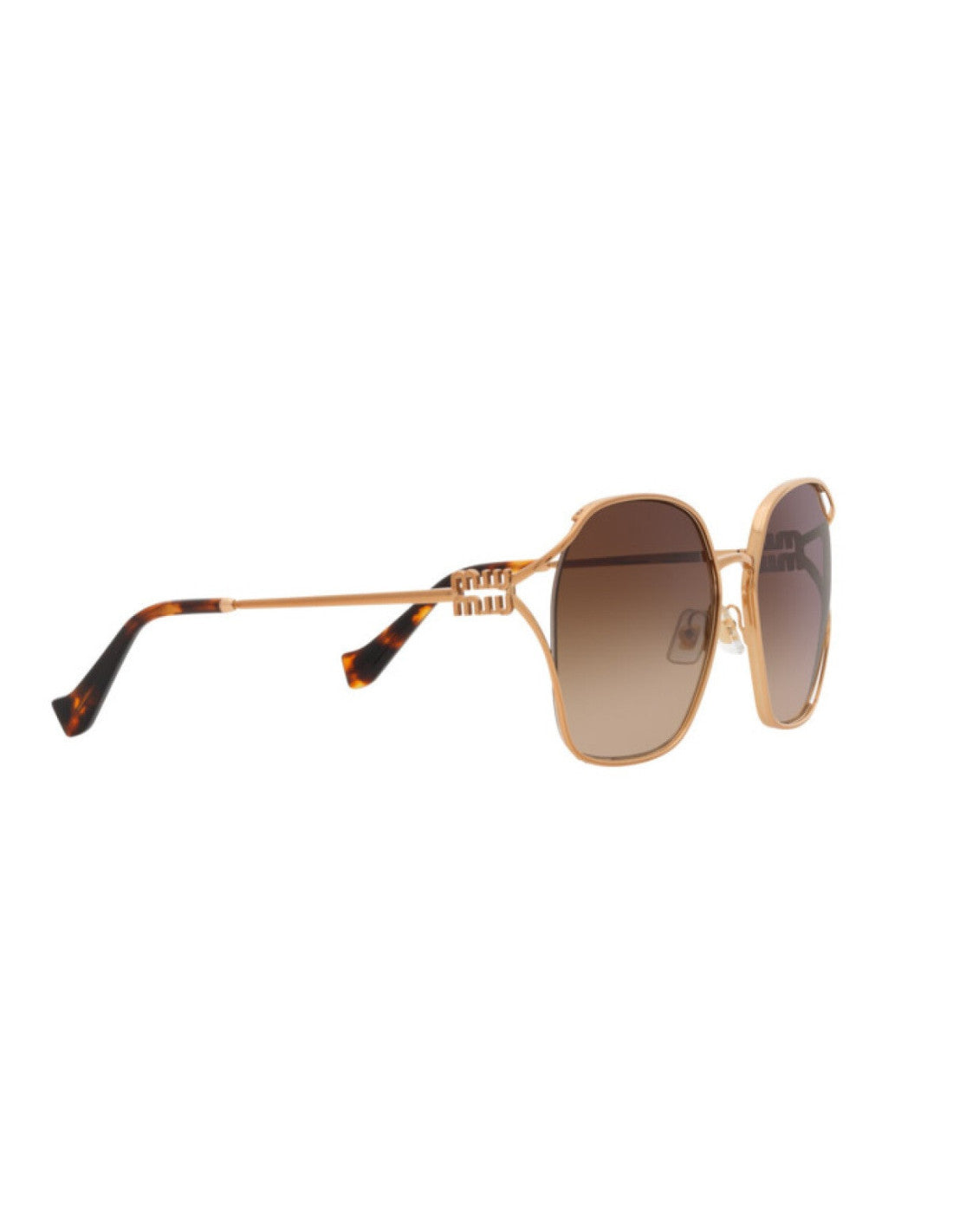 Miu Miu MU 52WS 7OE-6S1 Square Shape Coffee Gradient
