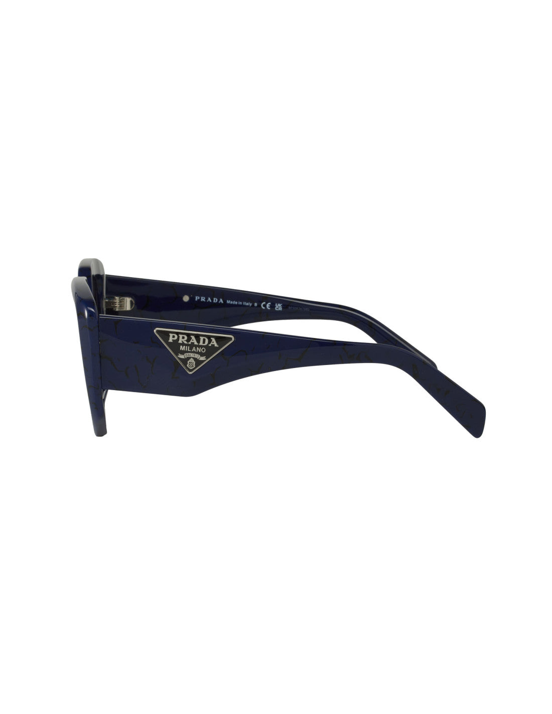 Prada SPR 14Z 18D-5Z1 Square Shape Baltic Marble Grey