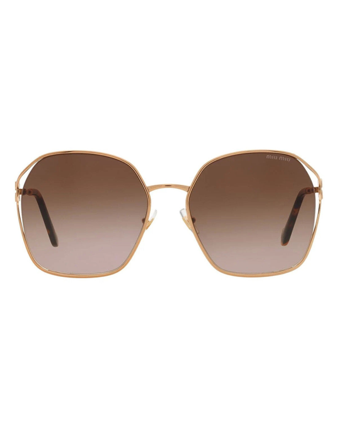 Miu Miu MU 52WS 7OE-6S1 Square Shape Coffee Gradient