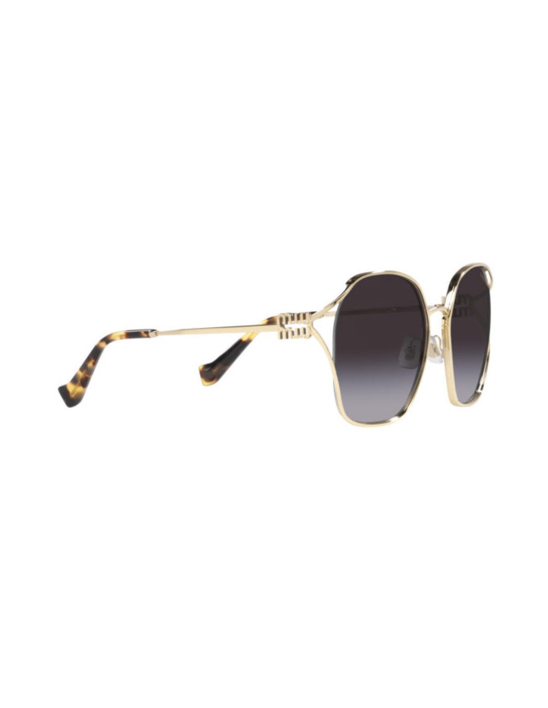 Miu Miu MU 52WS ZVN-5D1 Square Shape Gray Gradient