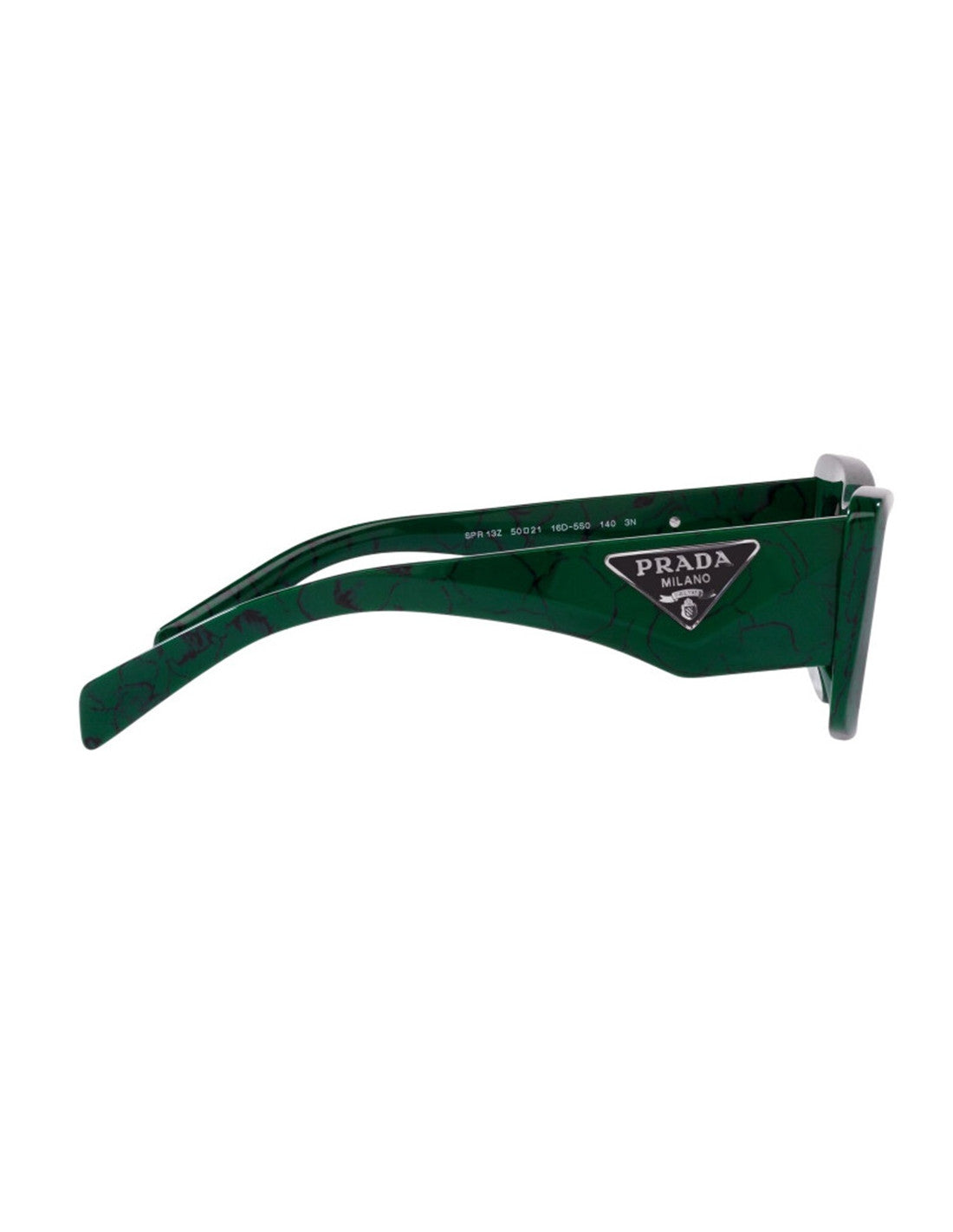Prada SPR 13ZS 16D-5S0 Square Fashion Green Marble