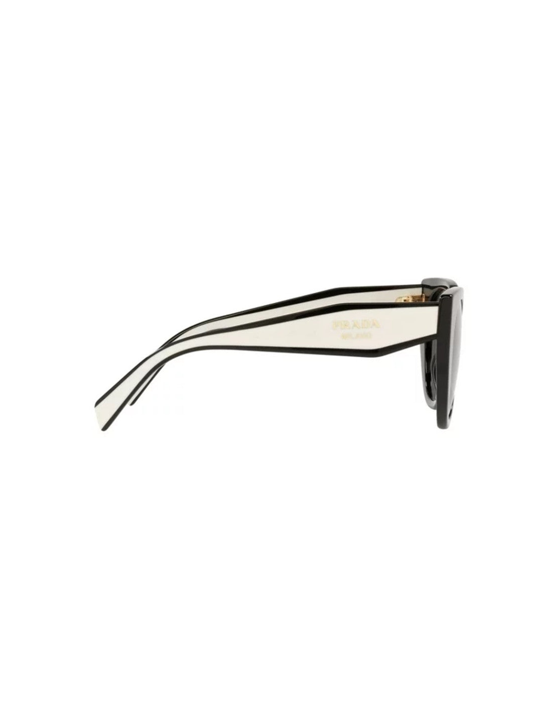 Prada SPR 24Z 1AB-5S0 Square Shape Black White