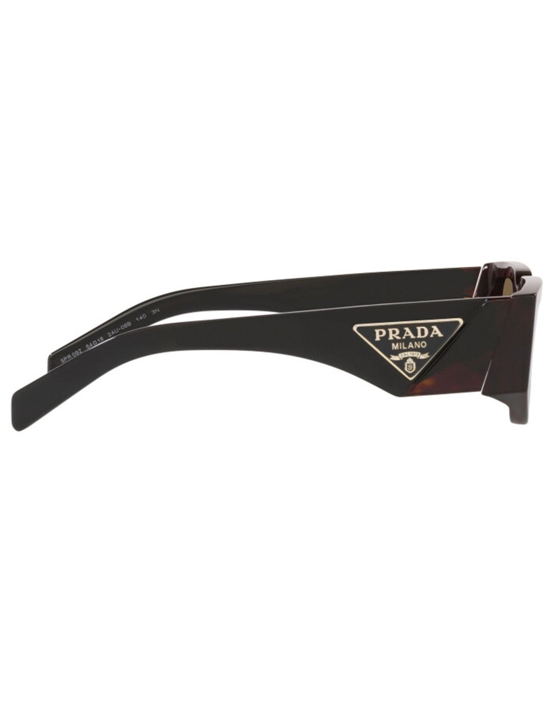 Prada SPR 09ZS 2AU-06B Square Shape Tortoise Black