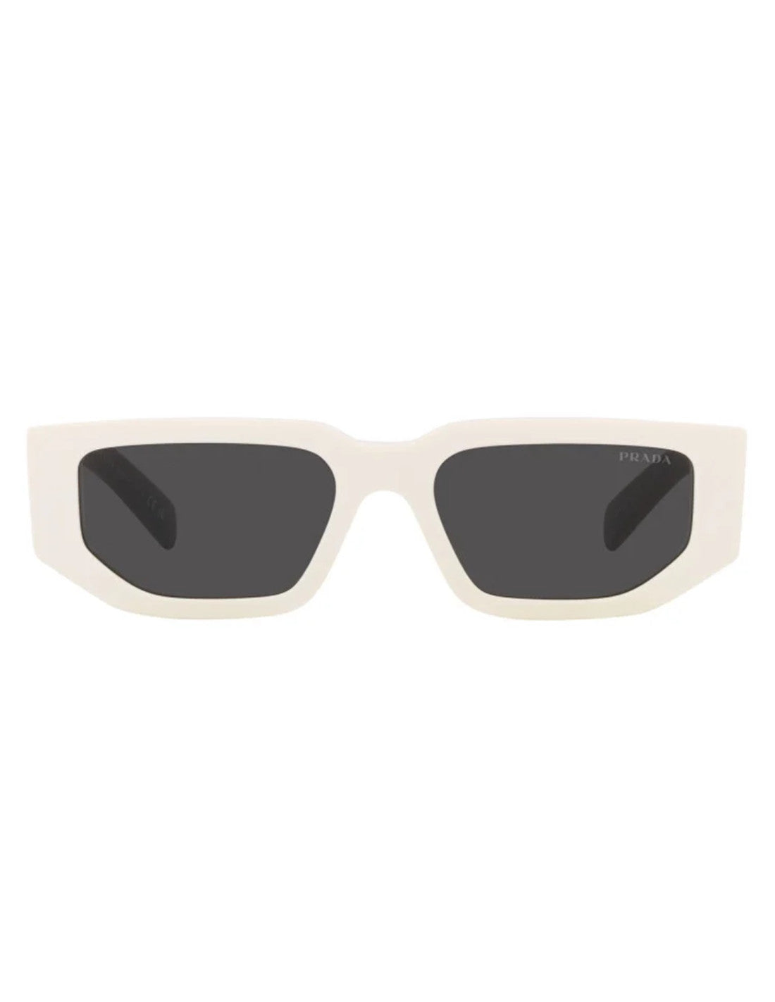 Prada SPR 09ZS 142-5S0 Square Shape Black White