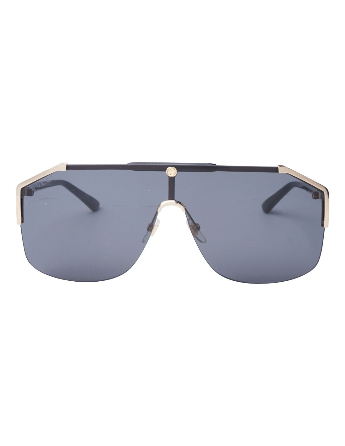 Gucci GG0291S 001 New Aviator Square Grey Black