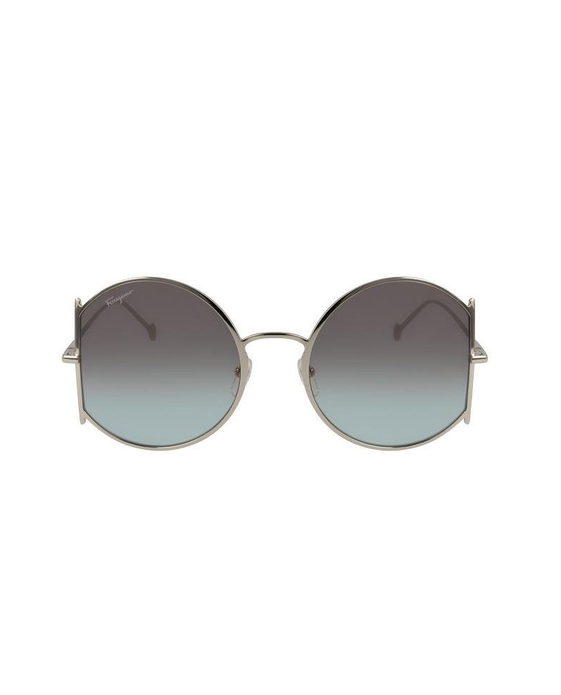 Salvatore Ferragamo SF244S 769 Round Shape Brown